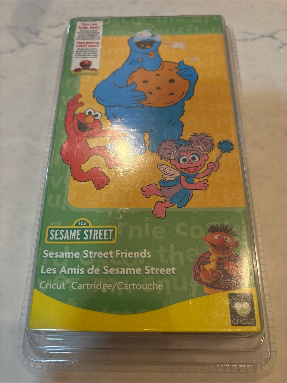 Cricut Cartridge Sesame Street Friends 29-0700 NEW